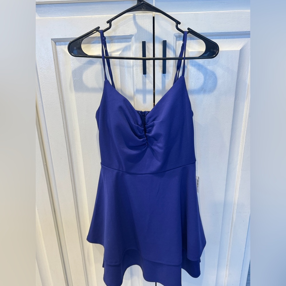 Elegant Blue Women's Top